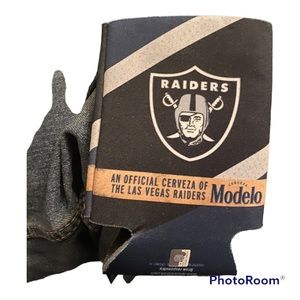 Raiders Modelo Beer Coozie.
